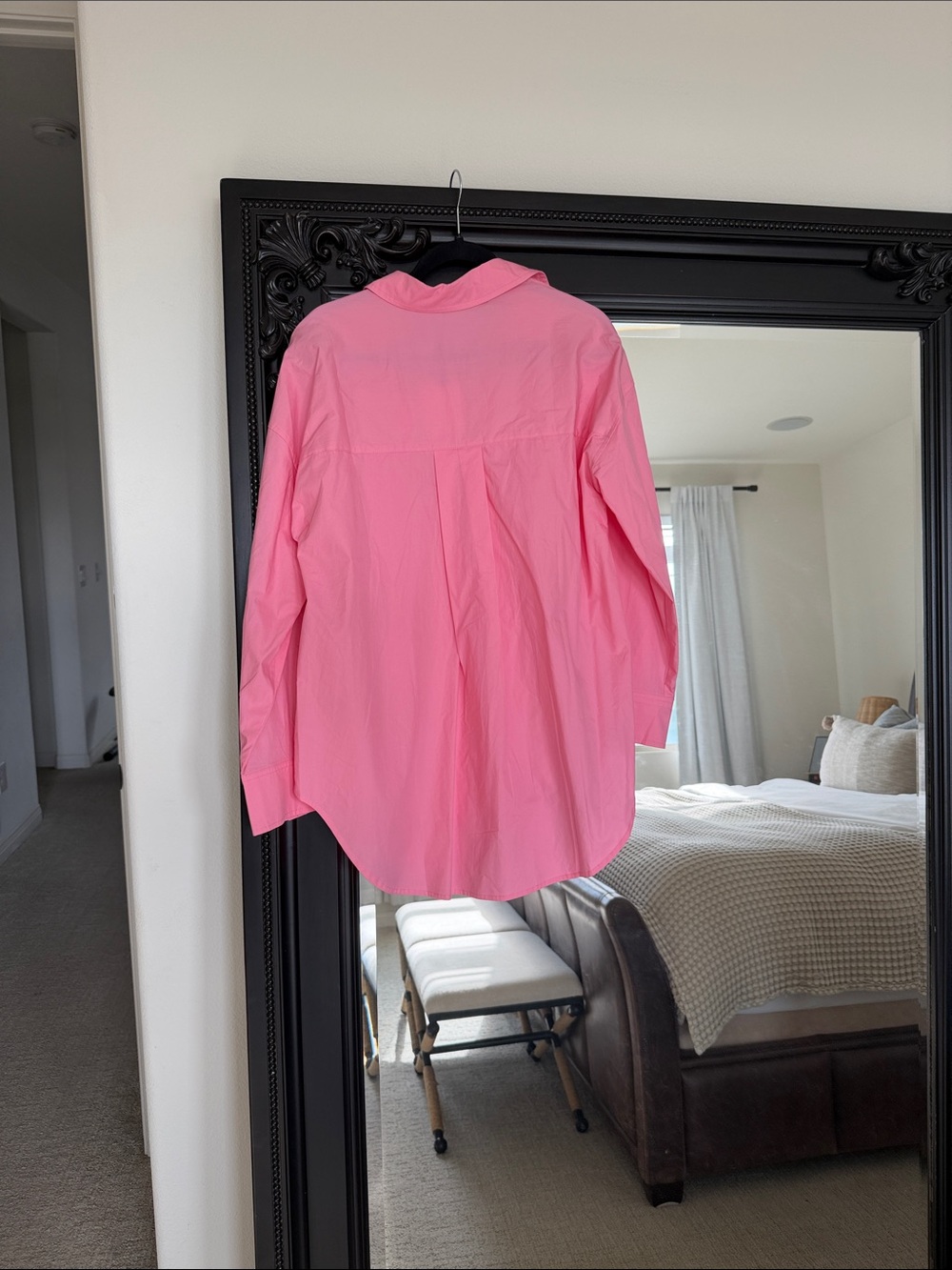 Hot Pink Button up - NWT - Picture 3 of 3